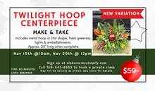 Load image into Gallery viewer, Twilight Hoop Centerpiece Make and Take
