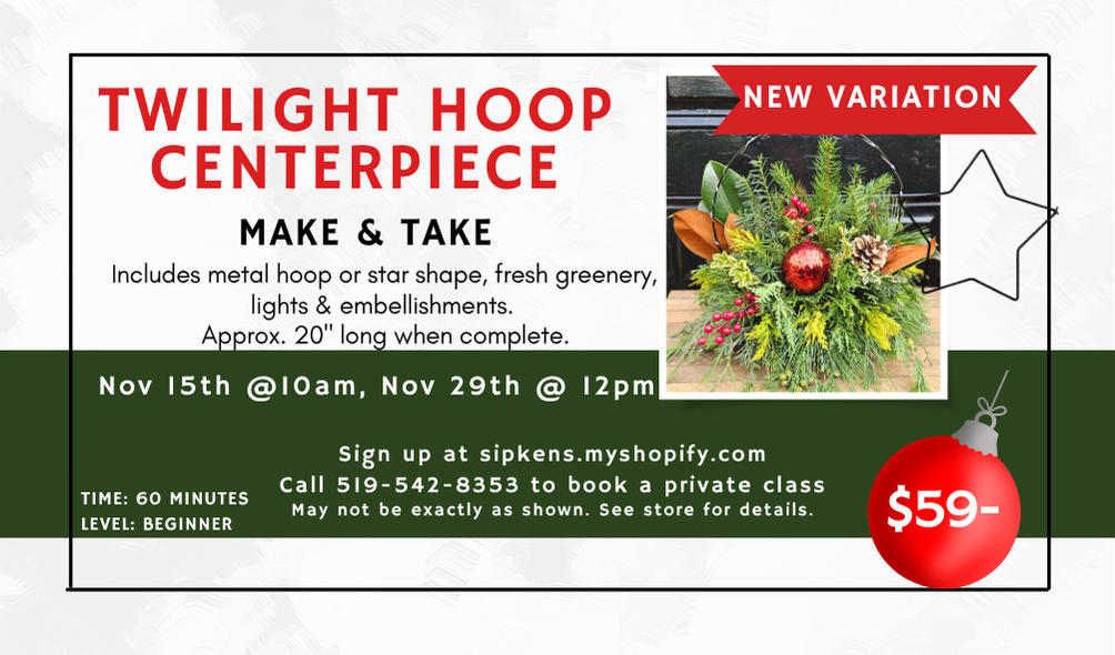 Twilight Hoop Centerpiece Make and Take