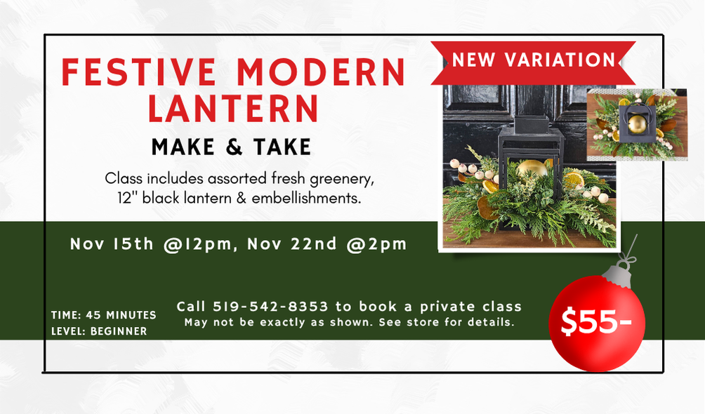 Festive Modern Lantern Make and Take