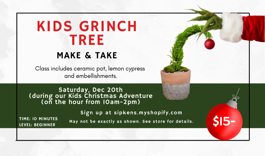 Kids Grinch Tree Make and Take