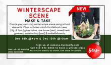 Load image into Gallery viewer, Winter Scene Make and Take
