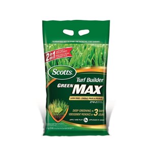 Scotts Green Max lawn Fertilizer 27-0-2